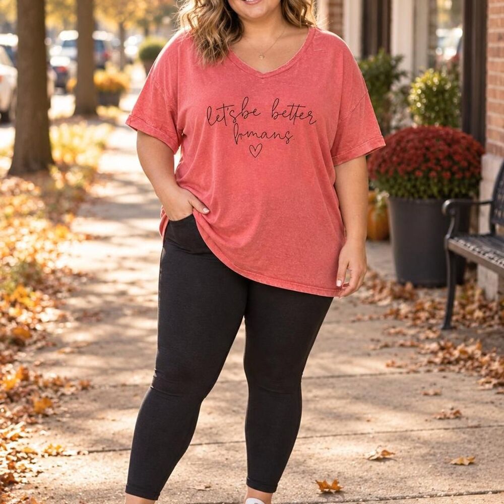 Unbranded Women's Pink and Red T-shirt